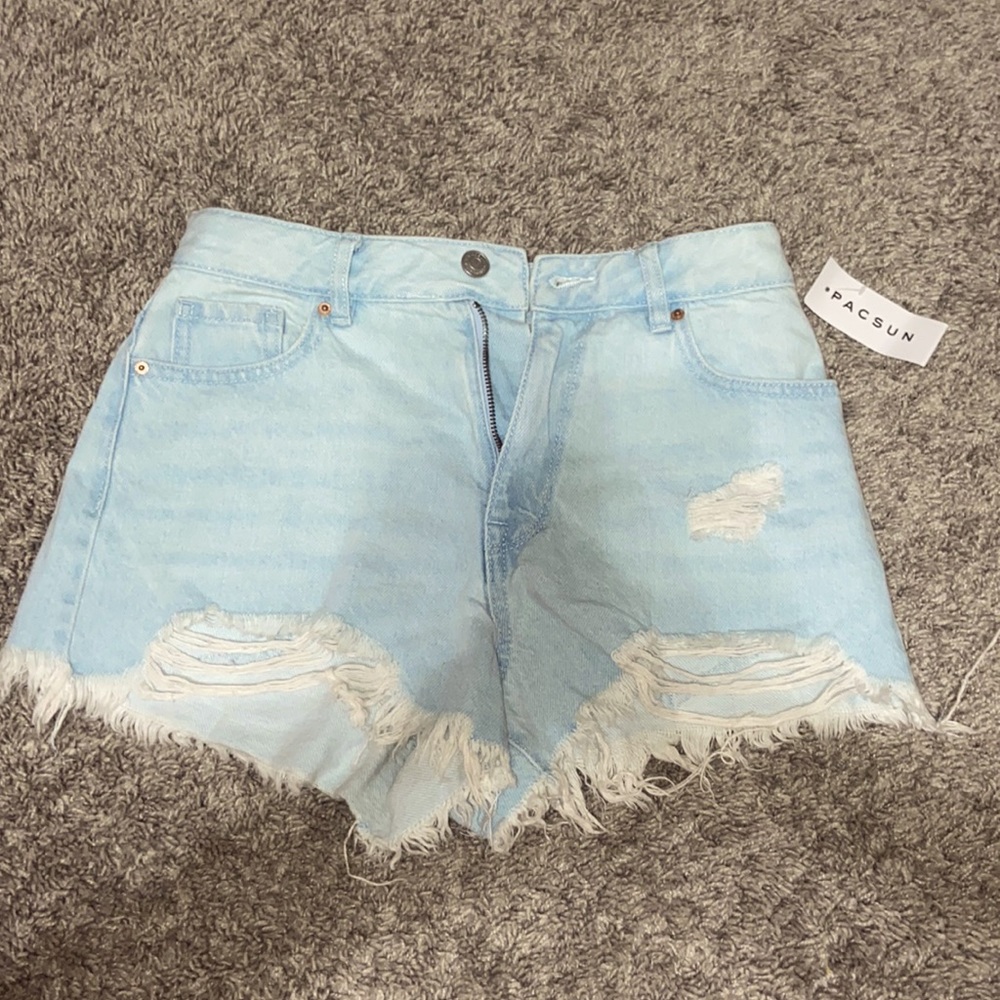 Pacsun high rise jean shorts